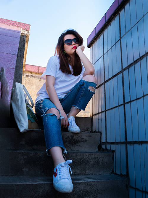 Blue top