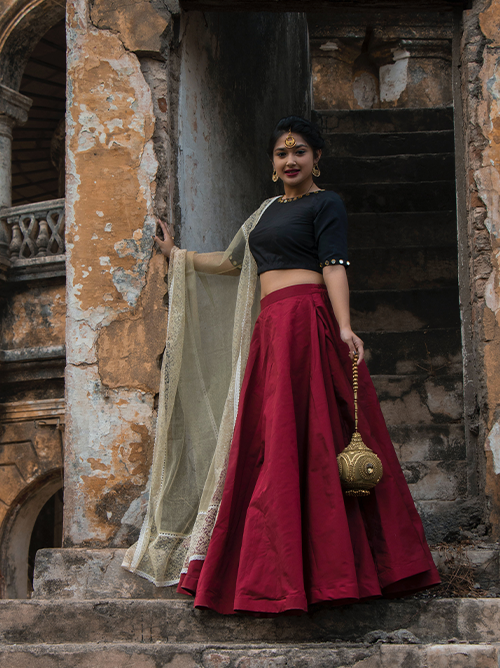 Red Lehenga